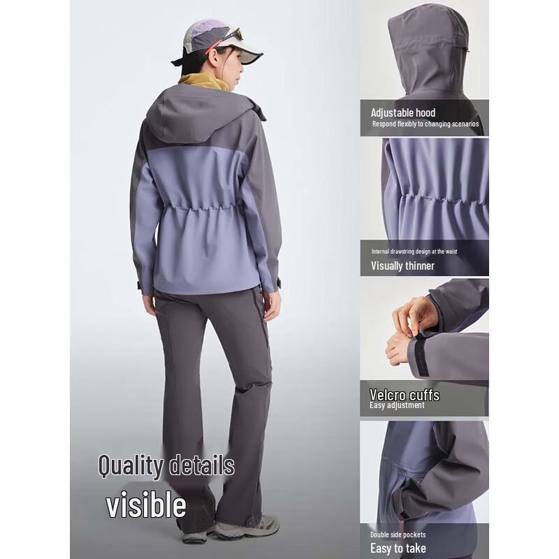 Bosideng B251231324 Women's Slim-Fit Windbreaker Jacket