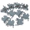 10Pcs Rail Terminal Block Universal Panel Mount Uk 2.5B 32A Screw Connection