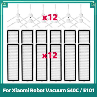 Compatible For Xiaomi Robot Vacuum S40C / E101 Replacement Parts Side Brush HEPA Filter Accessorier Kits