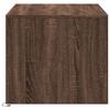 LED Coffee Table Brown Oak Effect Particleboard