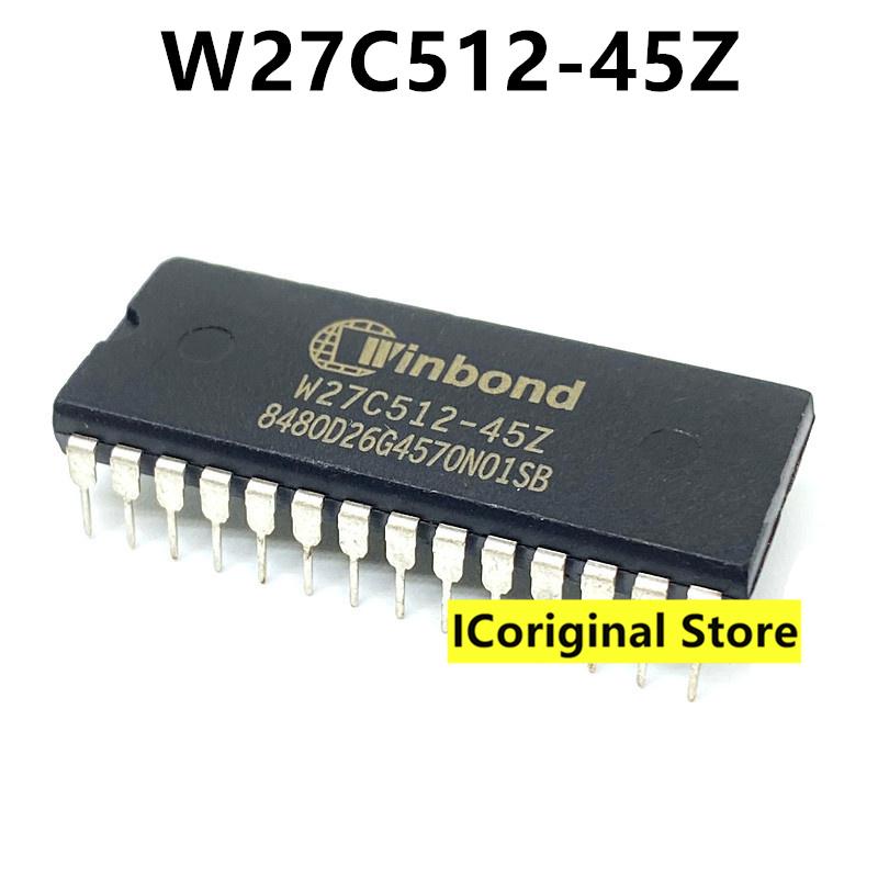 

5pcs New and original W27C512-45Z W27C512-45 W27C512 Memory chips DIP28 Electronic components IC chip чорний