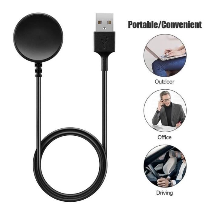 Câble de charge USB Chargeur rapide pour Samsung Galaxy Watch Active 2