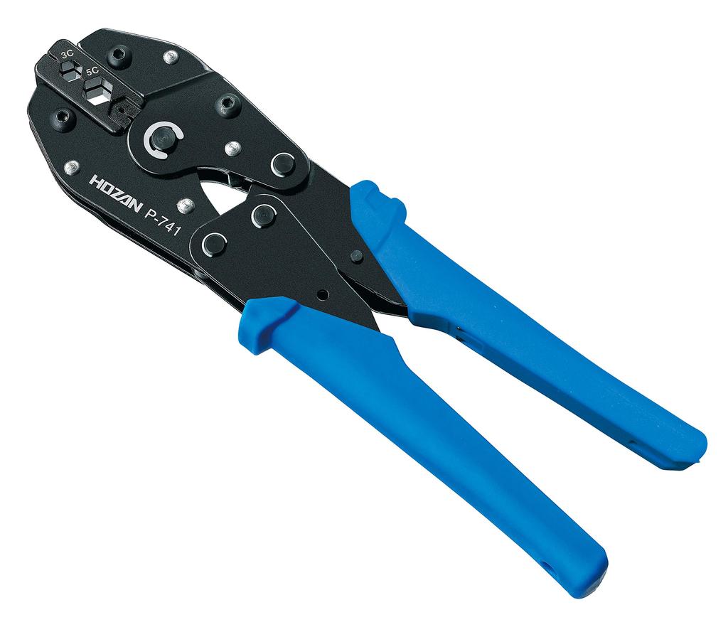 HOZAN Crimping Tool (for BNC Connectors) Crimping Pliers Compatible with Kanare and Toconne (Toyo Connector) P-741