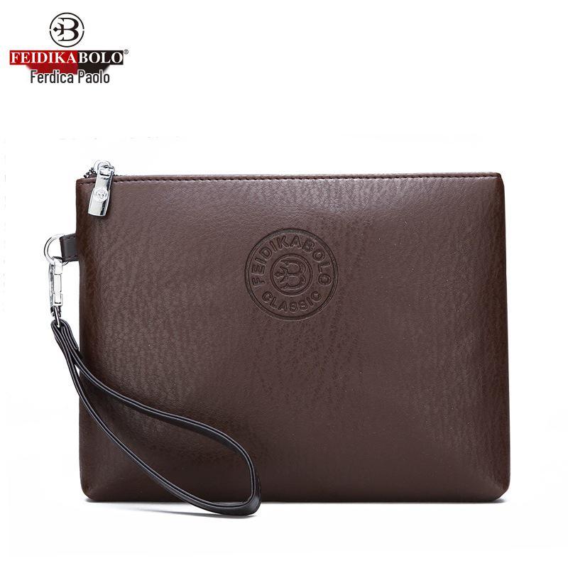 Men's 2023 Casual PU Leather Clutch Bag - Large Capacity Phone Wallet