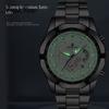 Automatic Movement Watch Men's Calendar  Waterproof Luminous Non-mechanical Watch Large Dial