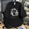 New Fashion Fun Cat Creative Print High Quality Summer Unisex Fashion Loose Breathable Crew Neck Short Sleeve Top