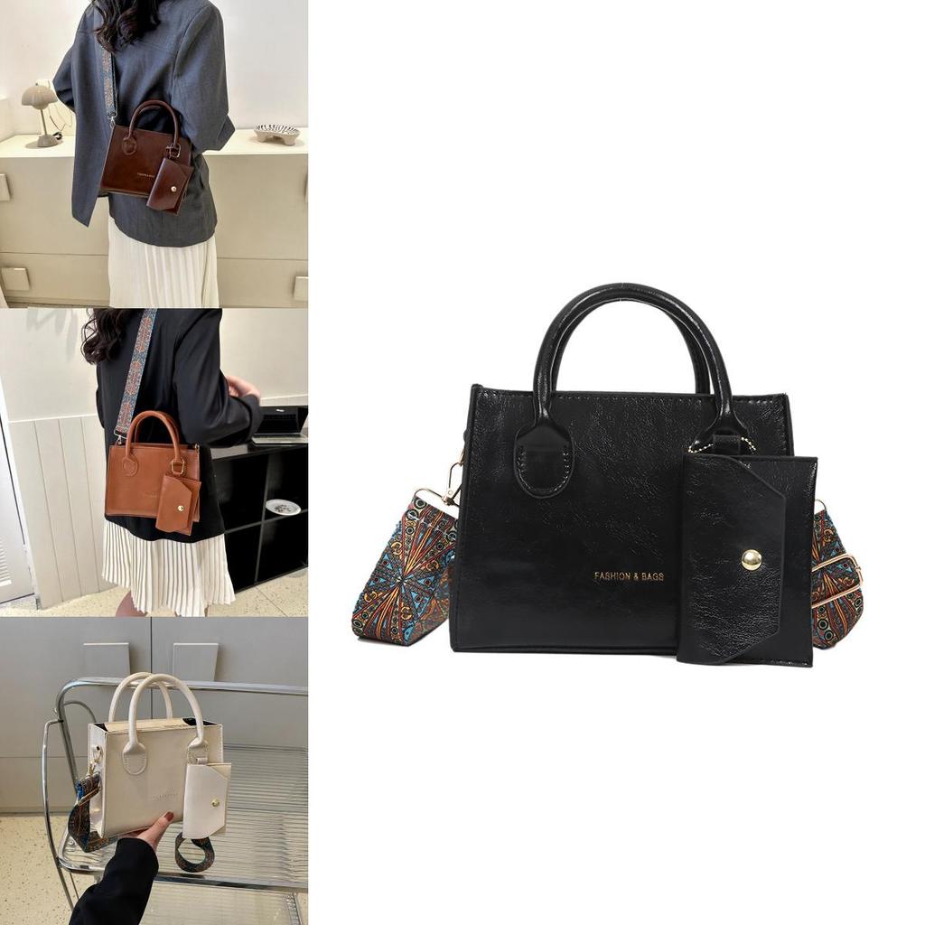 Stylish Minimalist Pu Crossbody Bag For Women Trendy Square Shape Handbag