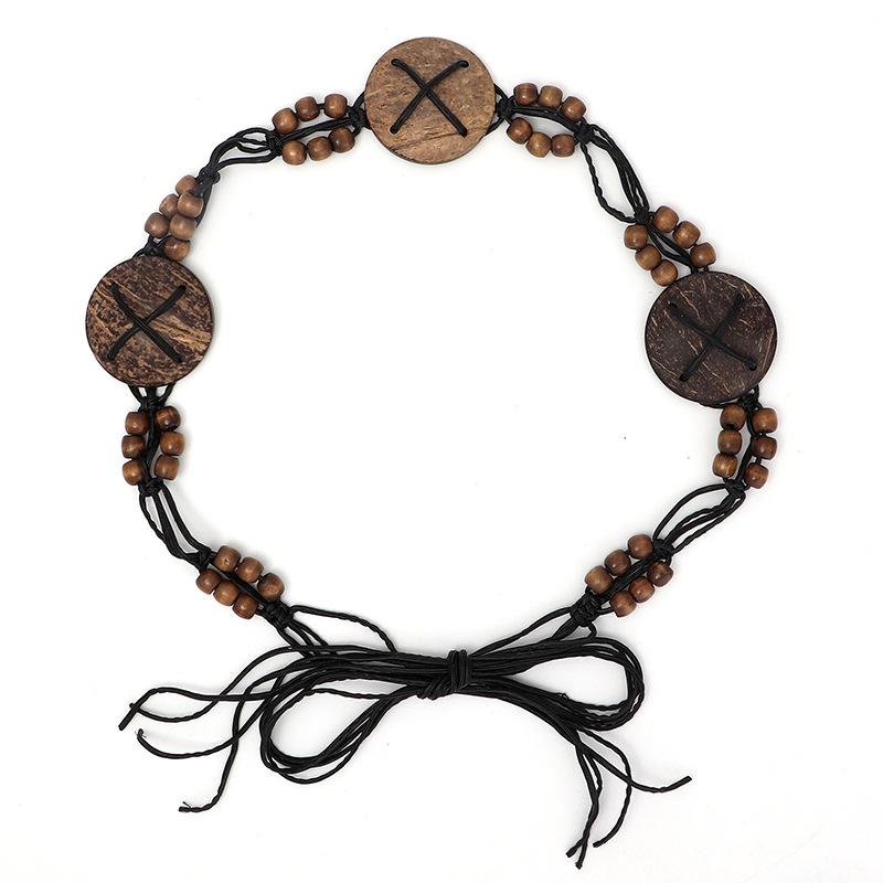 Bohemian Woven Hemp Rope Belt for Women Summer Casual Decorative Thin Waist Belt Multiple Color Options