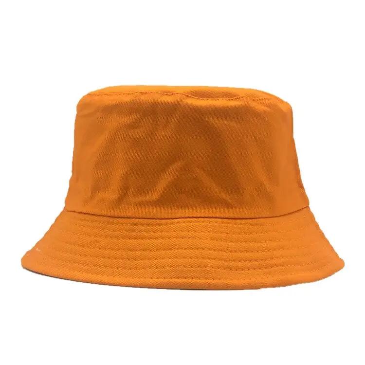 

Reversible Bucket Hats Women Summer Fashion Cigarette Embroidery Fisherman Caps