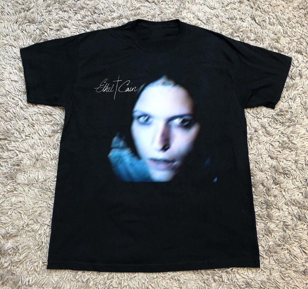 NEW Ptolemaea  Ethel Cain Short Sleeve Cotton Black All Size TShirt  AE230 Unisex T-Shirt XL