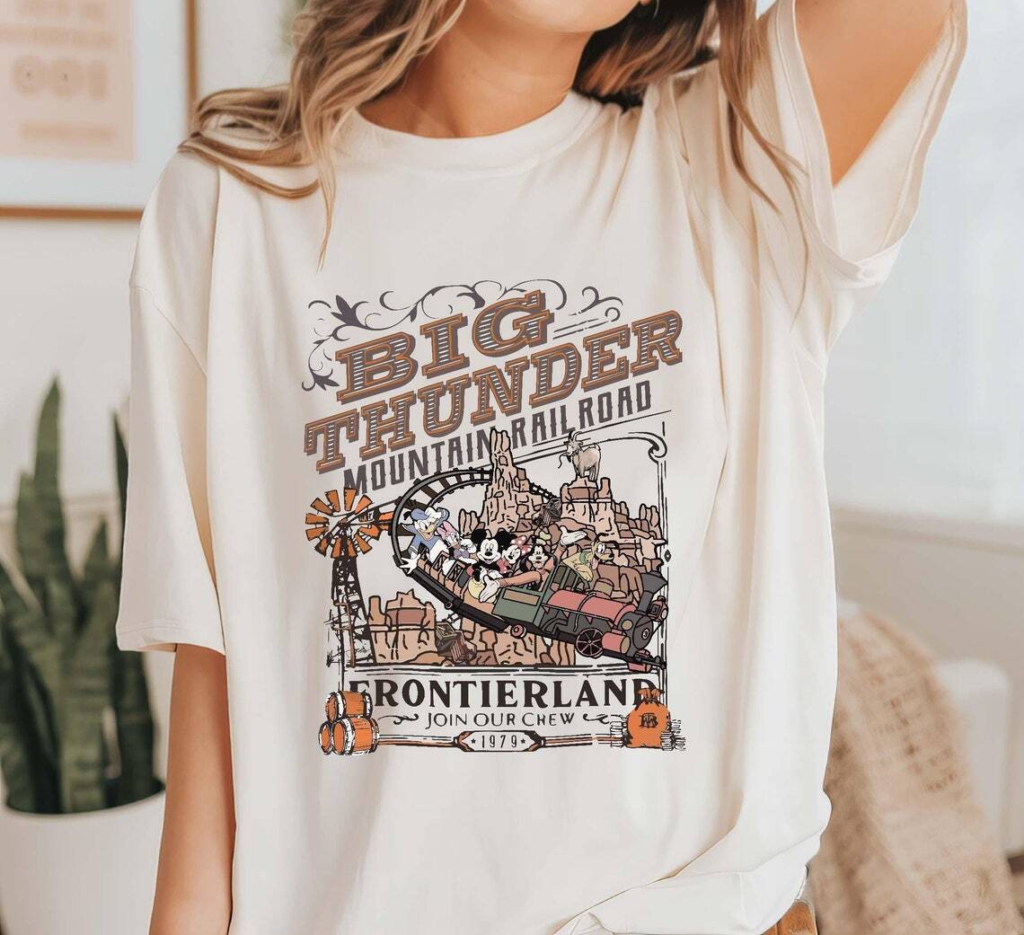 Футболка Disney Микки и друзья, Железная дорога Большой Гром, Самая дикая поездка XL