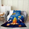 Feelyou Fried Chicken Nugget Plush Throw Blanket Twin x Kids Cute Dino Flannel Fleece Blanket for Boys Teens Dinosaur All Season