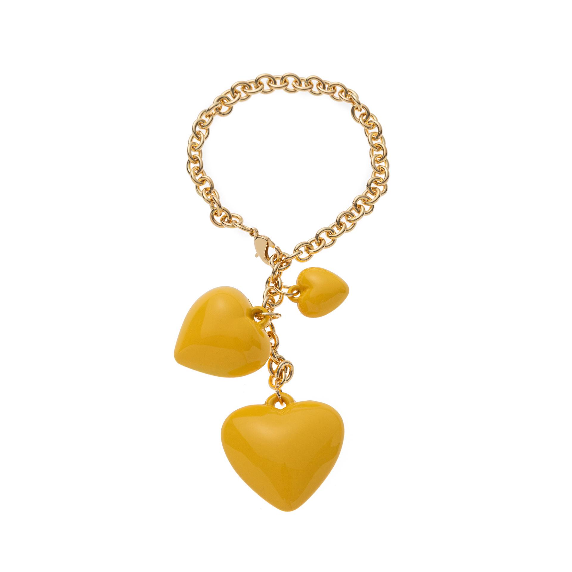 Heart-Shaped Resin Pearl Keychain Pendant - Peach Heart Bag and Phone Case Accessory