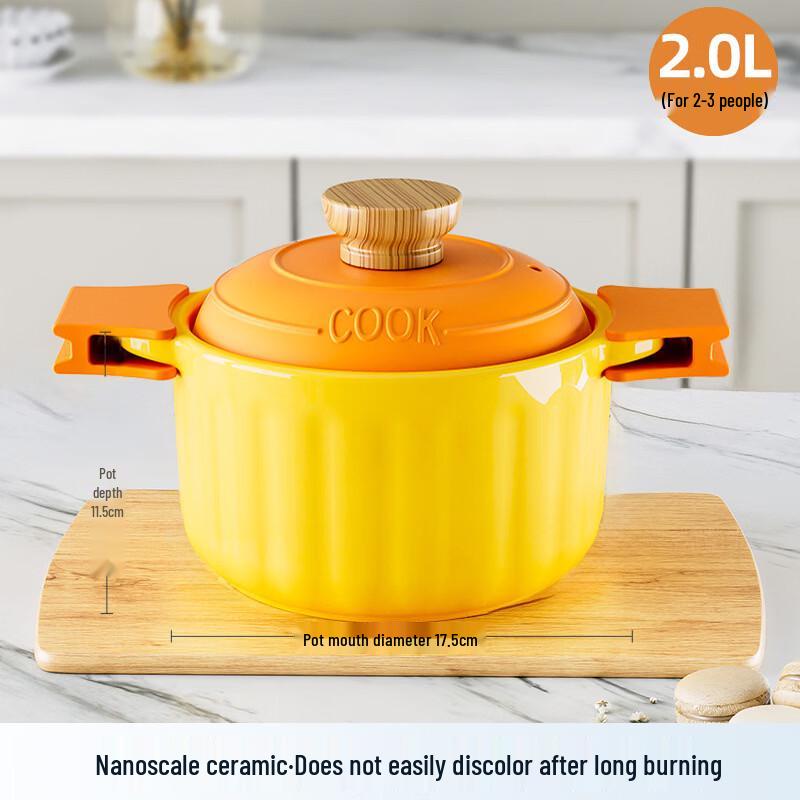 Zhishi Heat-Resistant Ceramic Casserole Pot