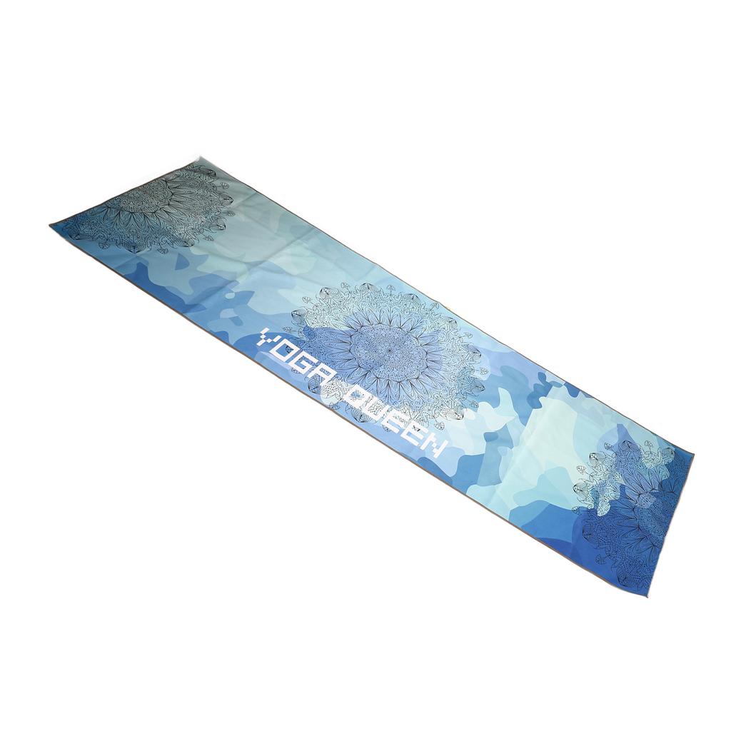 Yoga Mat Print Qucik Dry Non-Slip Foldable Yoga Towel Fitness Blanket