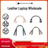 62CM PU Leather Rivet Shoulder Strap with Double-Sided Leather Handle Replacement