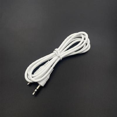 3.5mm Stereo Audios Cable Flexible PVC Coating Double Layer Shielding Gold Contacts For Clearly Sound Transmission