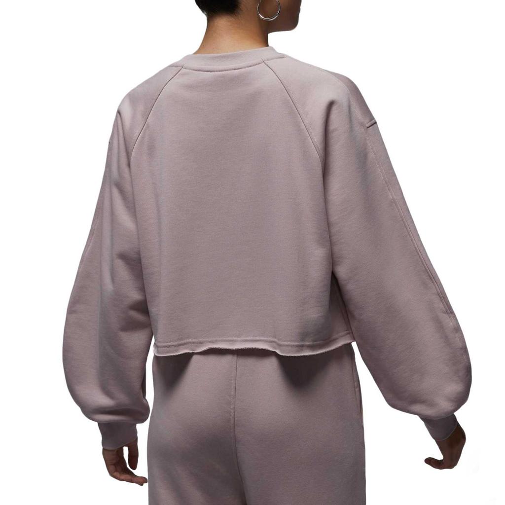 Jordan Flight Fleece Crewneck Short Sleeve Solid Sweatshirt Women Sweatshirt IF1007-627