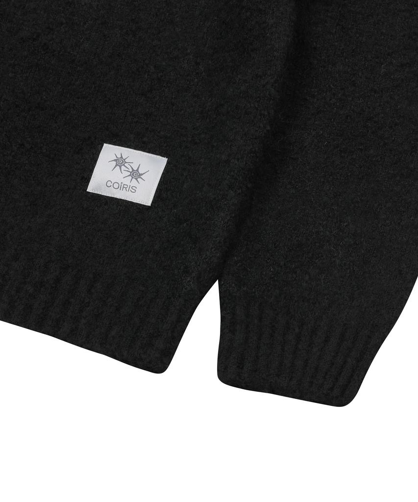 Koiliseu Dyna Collared Neck Knit Zip-Up (3 Colors)