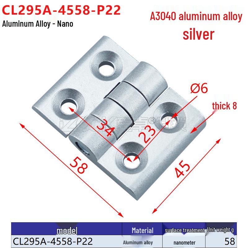 Balamale din aliaj de zinc de înaltă rezistență pentru uși cu profil de aluminiu (2020/3030/3040/4040)