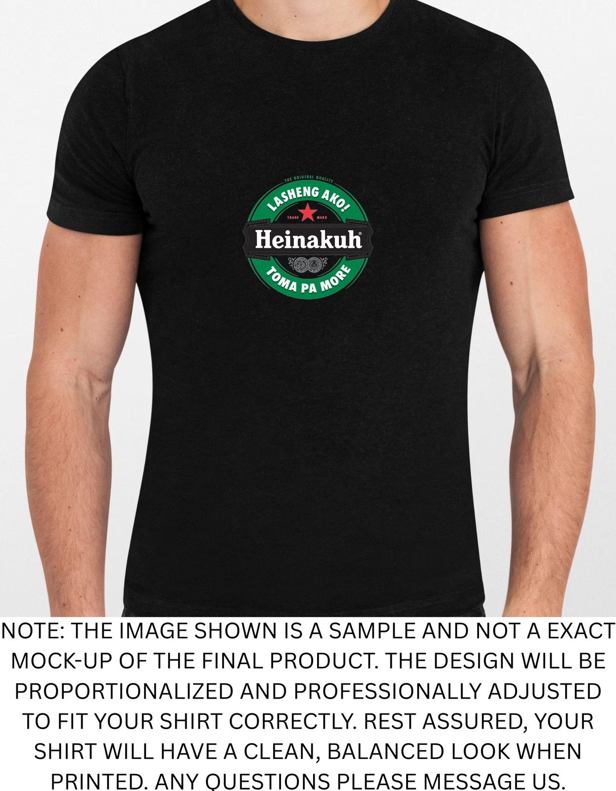 Men s and Women s T-shirts Heinakuh Spoof Graphic M