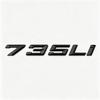 3D ABS Car Rear Trunk Letters Logo Badge Emblem Sticker For BMW 7 Series 730Li 735Li 740Li 745Li 750Li 760Li Auto Styling Decal Ya2