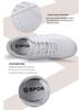 Unisex Children's Non-Slip Soft-Soled White Aerobics and Cheerleading Shoes for Dance, Gymnastics, and Competitions