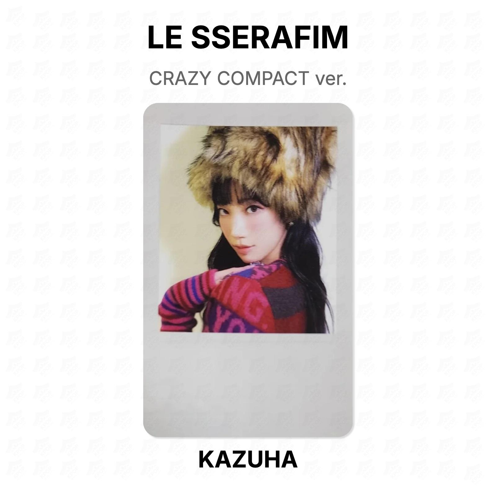 LE SSERAFIM CRAZY COMPACT версия. Официальная фотокарта KAZUHA