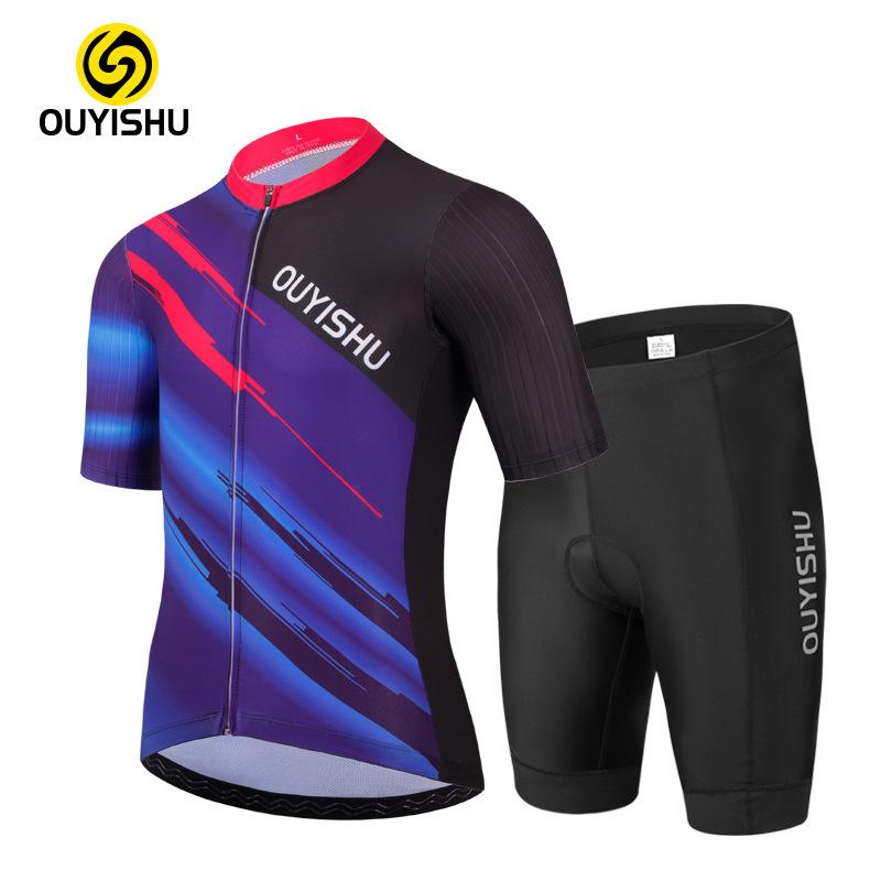 Cycling Clothes, Short-sleeved Suits, Men's Spring and Summer Road Cycling Clothes, Breathable and Sweaty