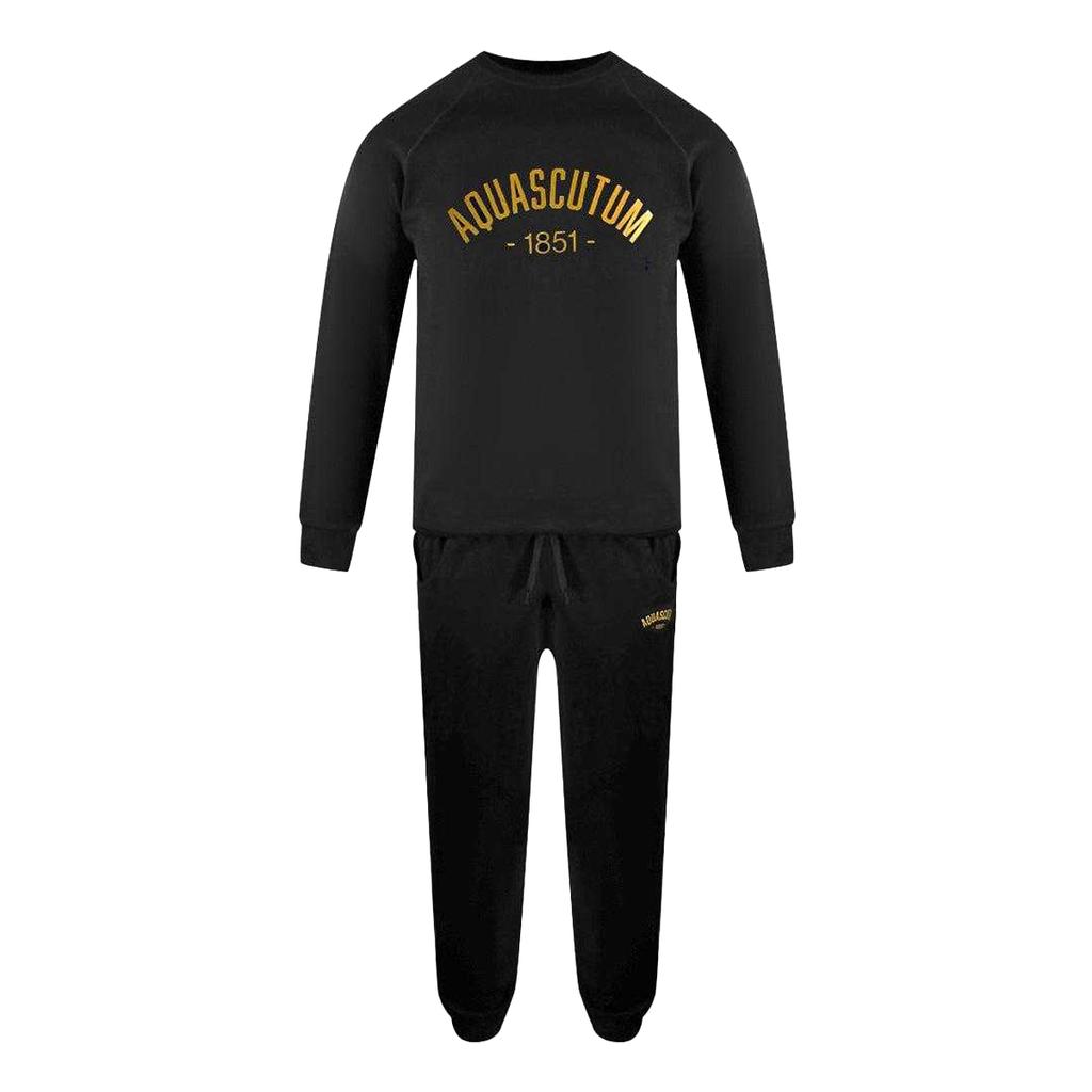 Aquascutum Mens Old School Crew Neck Tracksuit
