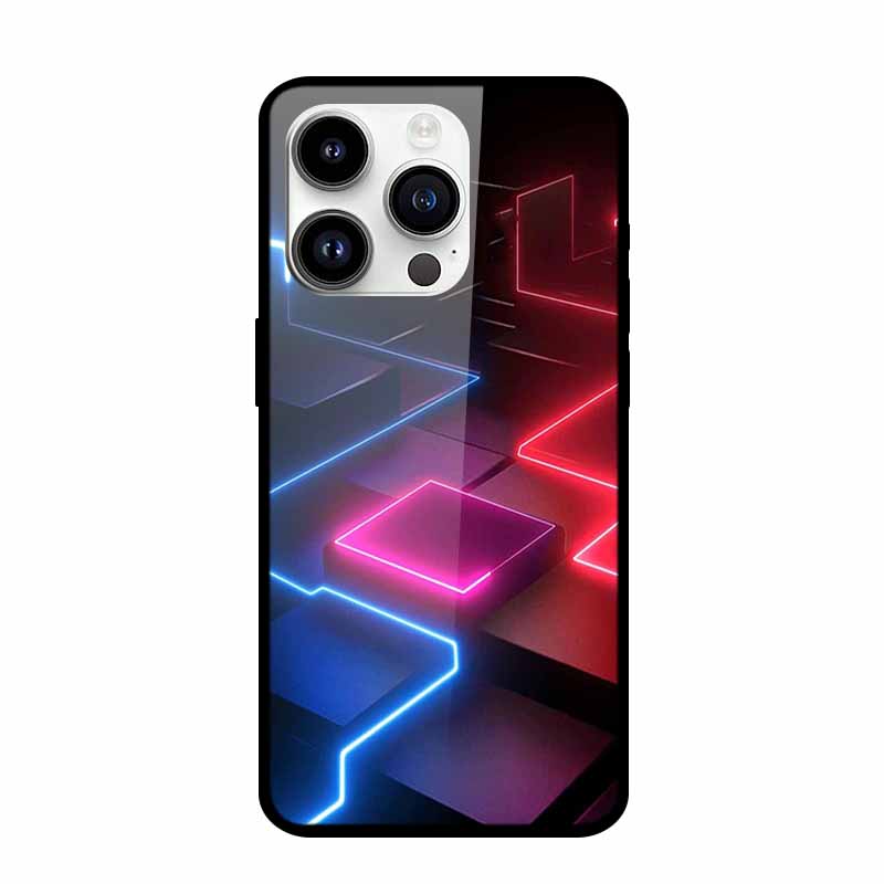 Tempered Glass Case For iPhone 15 Pro Max Hard Glass Back Cover For iPhone 15 Plus iPhone15 Phone Cases Bumper Colorful Shell