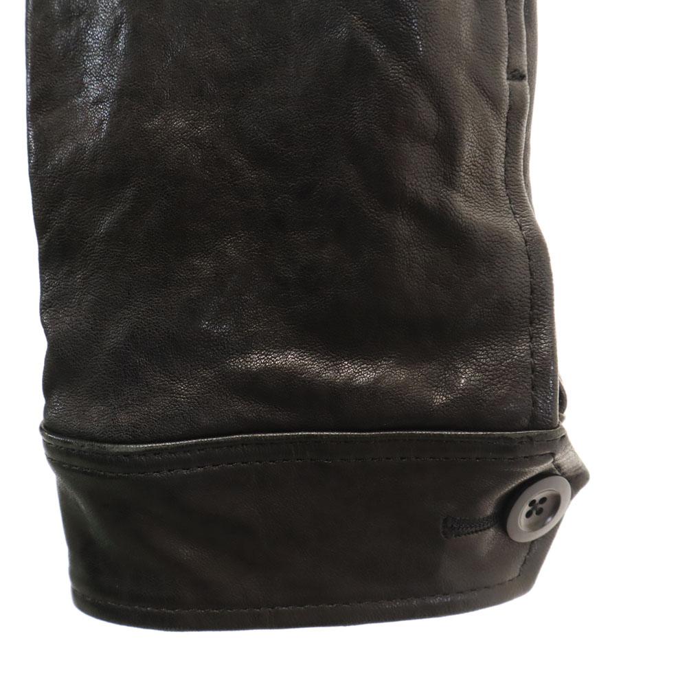 Jachetă de piele OTAGIRA M negru Bărbați Folosit