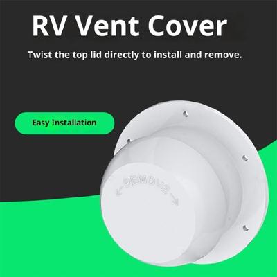Campers Ventilation System Upgrade Fan Cover Roof Vent Cap Ventilation Cap for Motorhome Bathroom and Kitchen
