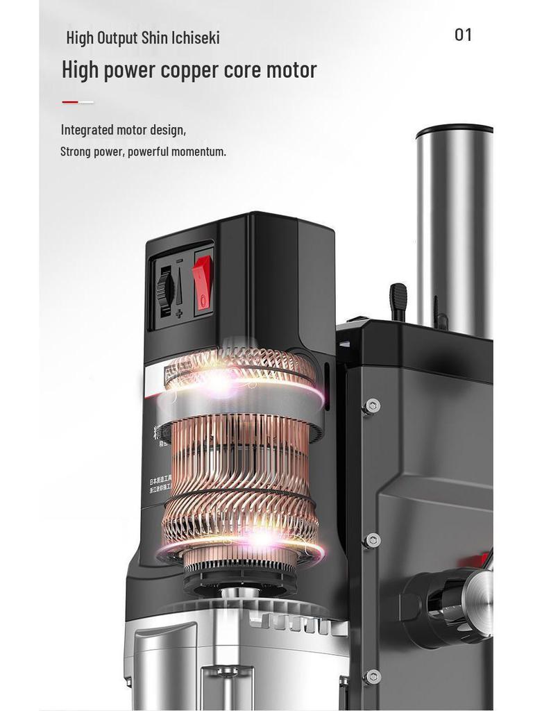 High-Power Japanese Bench Drill: Compact, Multifunctional & Precision Drilling Machine, 220V