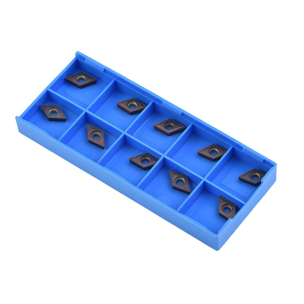 Carbide Insert Replacement Equipment 10Pcs DCMT070204 YBC205 Machining Steel