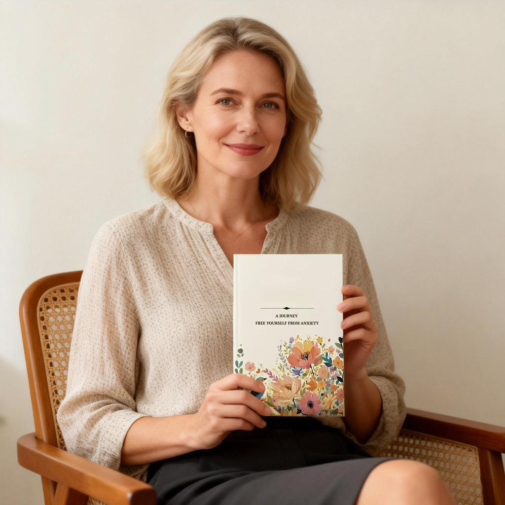 Mindfulness-anteckningsbok, 15-veckors journal för mental hälsa, Hård pärm, Tacksamhets- & Välmåendebok