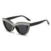 Non-polarized Handmade Diamond Sunglasses Women Cat Eye Ultralight Fashion Trend Sun Glasses
