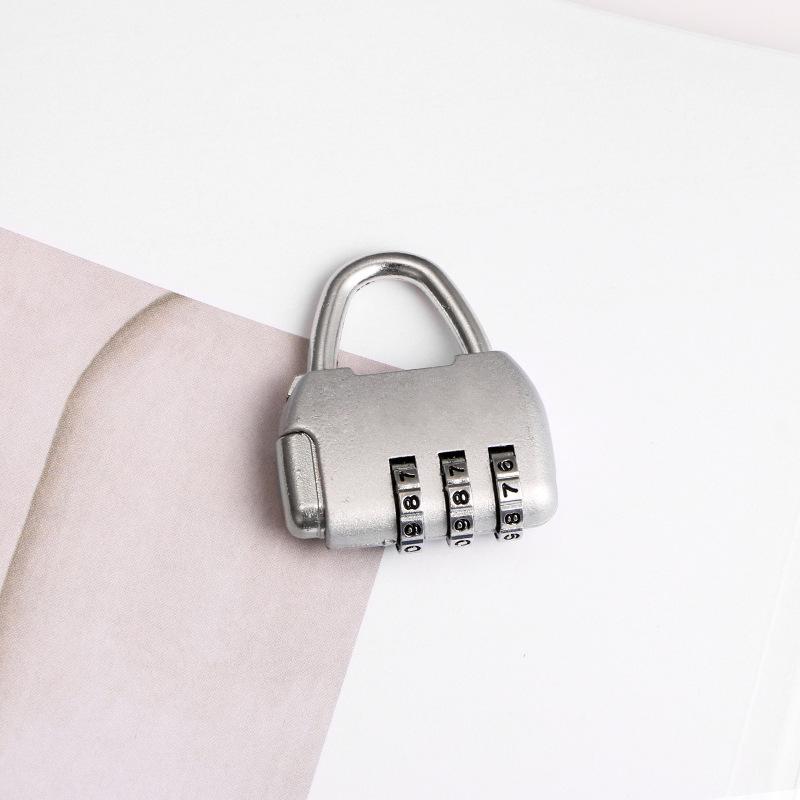Waterproof and Rust-Proof Mini Padlock for Luggage, Gym, Locker, Schoolbag, and Household Use