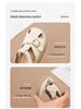 2025 Summer White Baby Girls' Closed-Toe Roman Sandals for Beach and Vacation