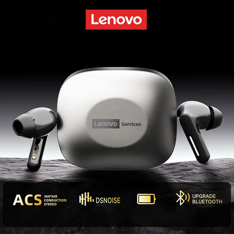 Auricular Bluetooth Inalámbrico Lenovo LE209, Cancelación de Ruido ANC, Música HiFi, Auriculares Bluetooth, 30H Duración de la Batería, Auriculares para Juegos