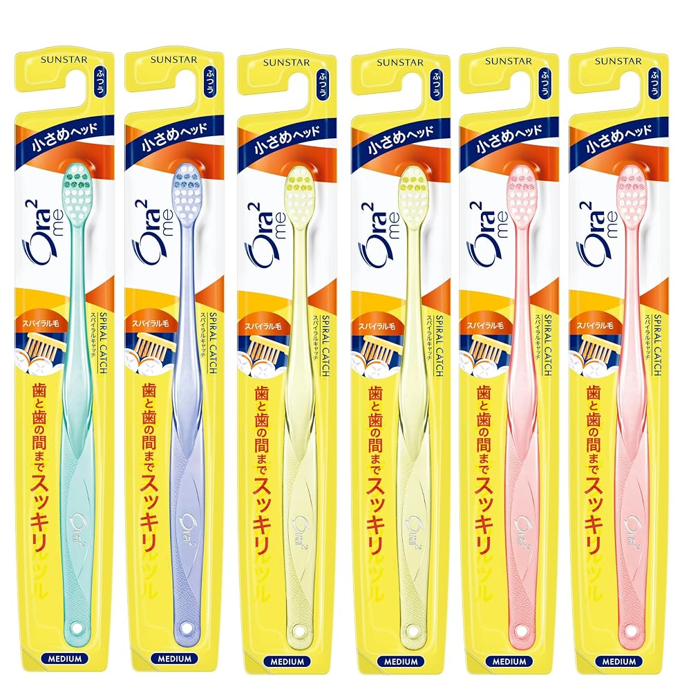 Ora2 Miha Brush (Spiral Catch, Regular) 6 pcs - Color Assorted