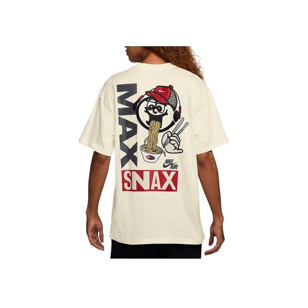 Nike Sportbekleidung AS U NSW T-Shirt M90 OC Sole Food Logo Cartoon Rundhals Kurzarm T-Shirt Herren Tops Off-White HJ0769133