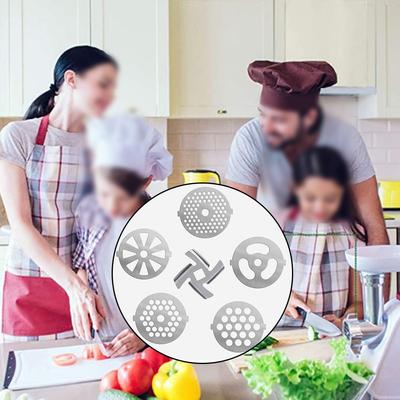 Kuchynský mlynček na mäso Home 6ks tanierové kotúče Príslušenstvo Nerez