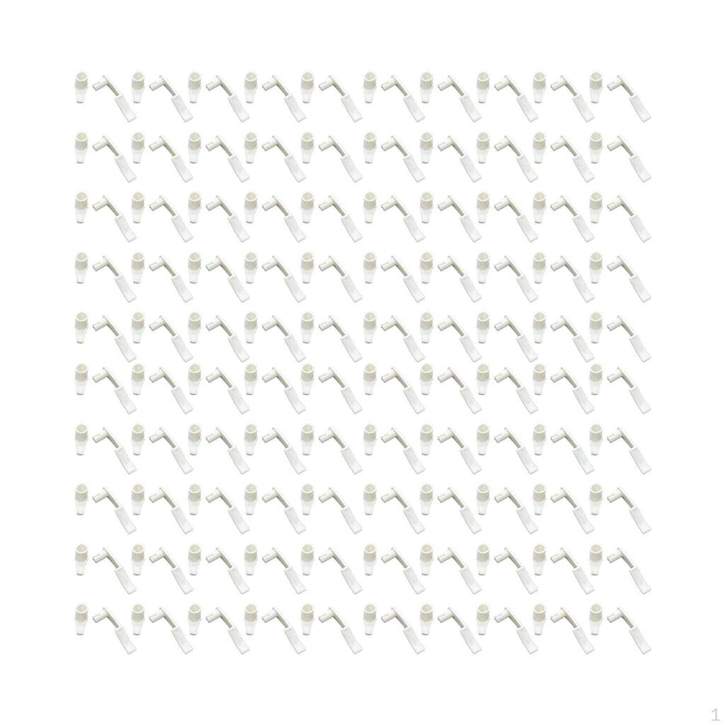 100 Stück Lampenschirm-Clips Deckenleuchte Befestigungsclip für Aufbauleuchten