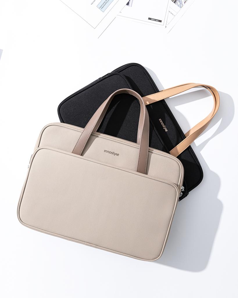 Innostyle Women's 14" Waterproof Omniprotect Pro Laptop Bag Beige