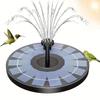 Solar Power Storage Automatic Fountain Outdoor Floating Garden Landscape Square Luminous Courtyard Swimming Pool Music Fountain Light