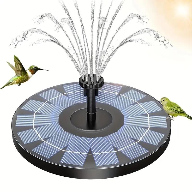 Solar Power Storage Automatic Fountain Outdoor Floating Garden Landscape Square Luminous Courtyard Swimming Pool Music Fountain Light
