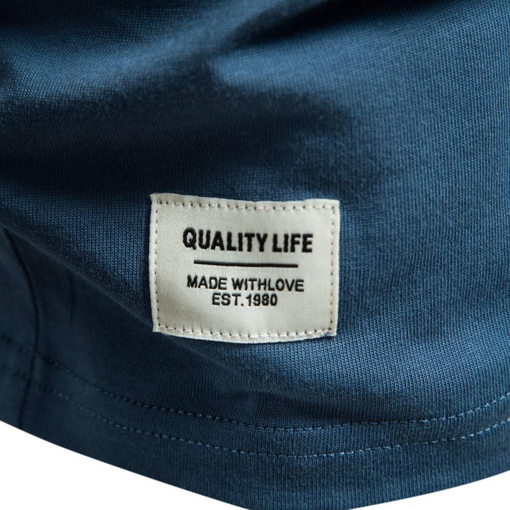 Новая мужская футболка из чистого хлопка с V-образным вырезом и короткими рукавами — фото 6