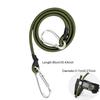 2 PCS Outdoor Heavy Duty Bungee Cord Elastic Tie Strap String Carabiner Hooks Kayak Cycling Luggage Packing Ropes Camping