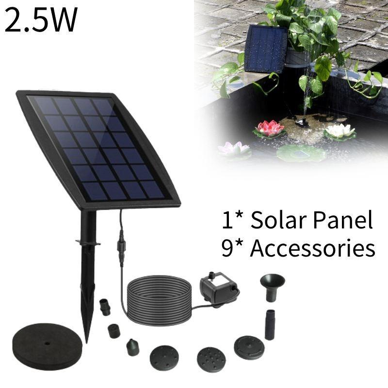 

Pond Solar Fountain Oxygen Purifier Garden Tools Practical And Saving Energy 2.5W